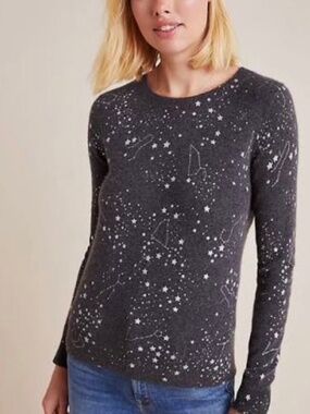 White + Warren Zodiac Cashmere Sweater